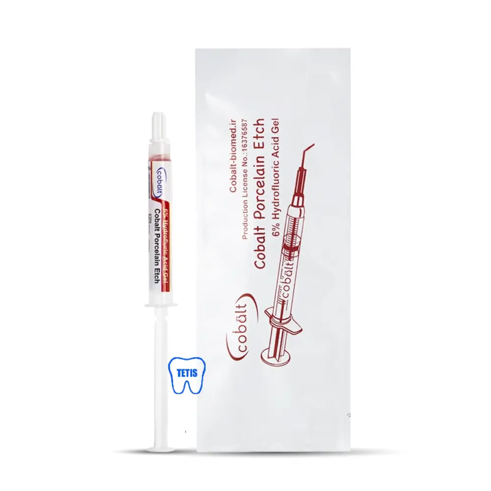 اسید اچ پرسلن 6 درصد کبالت Cobalt Porcelain Etch 6_